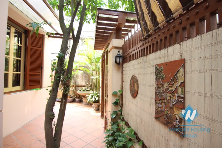 Nice and spacious 5 bedrooms house for rent in Tay Ho, Hanoi